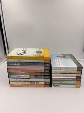 16 Lot JOYCE MEYER AUDIO BOOK CD DVD SELF HELP CHRISTIAN FAITH COACHING